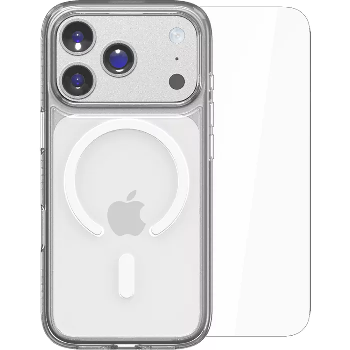 Matter Brands 2-in-1 Bundle Clear Case with MagSafe and Glass Pro Screen Protector for iPhone 17 Pro