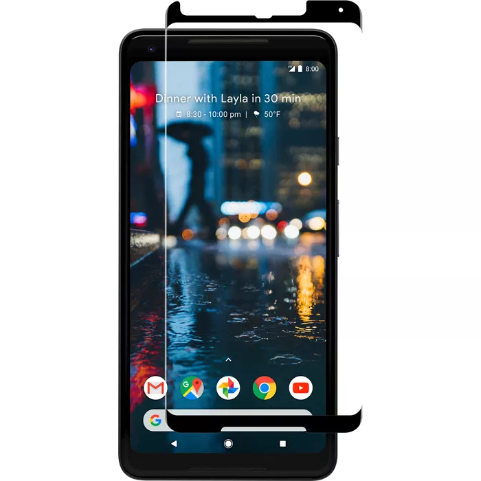 Verizon Curved Tempered Glass Screen Protector for Pixel 2 XL