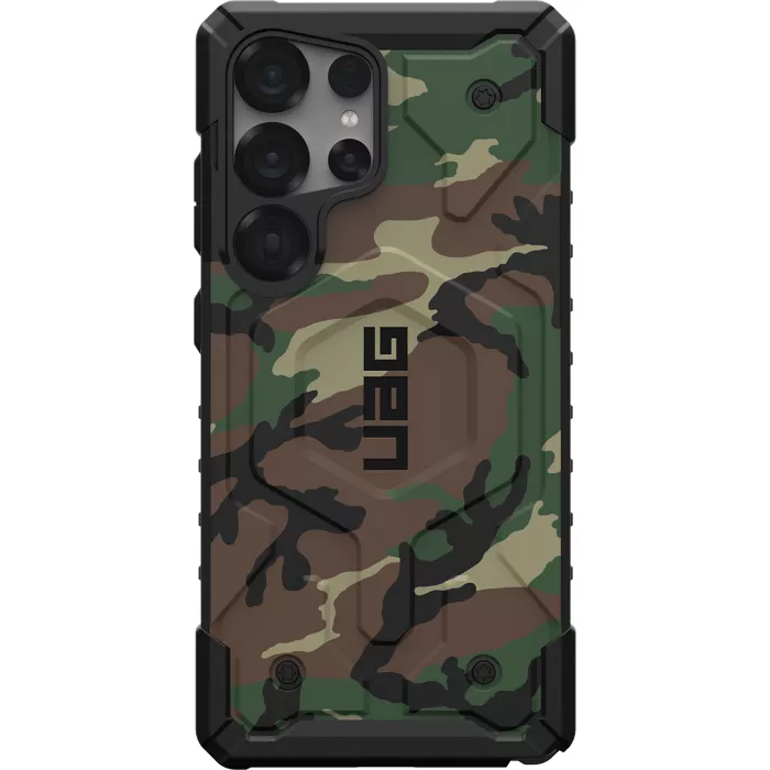 UAG Pathfinder SE Case with Magnet for Galaxy S25 Ultra - Woodland Camo