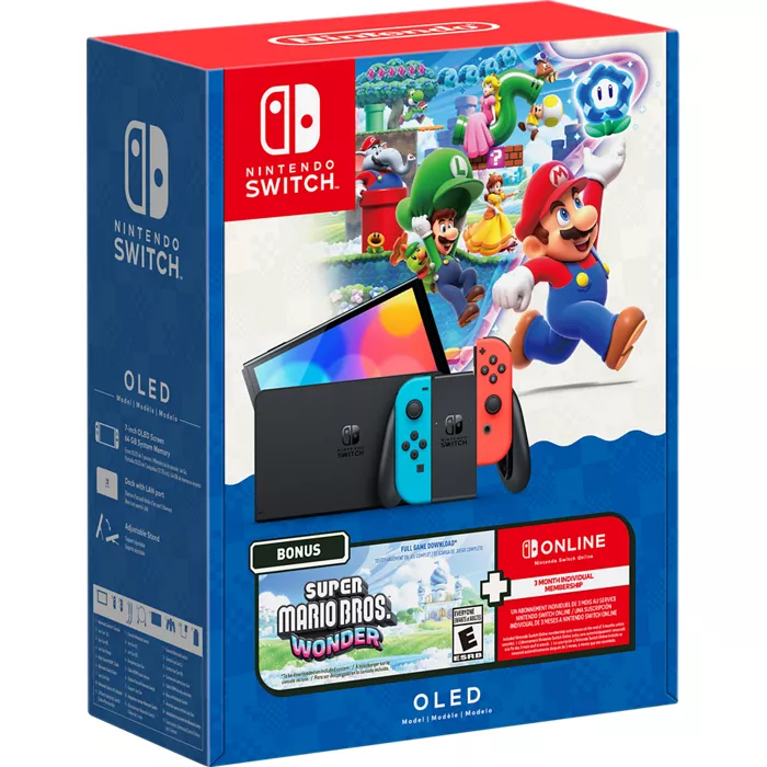Nintendo Switch OLED Model: Super Mario Bros. Wonder Bundle