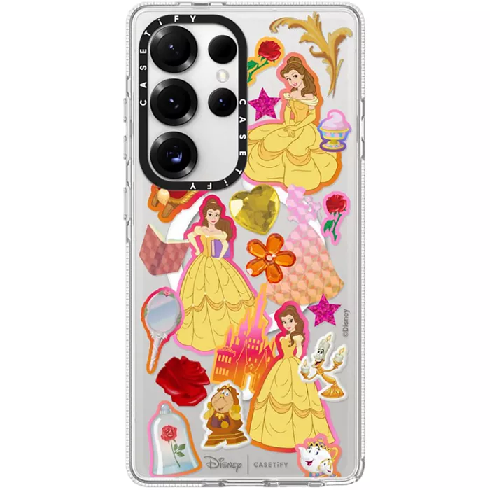 CASETiFY Clear Case with Magnet for Galaxy S25 Ultra - Belle Stickermania