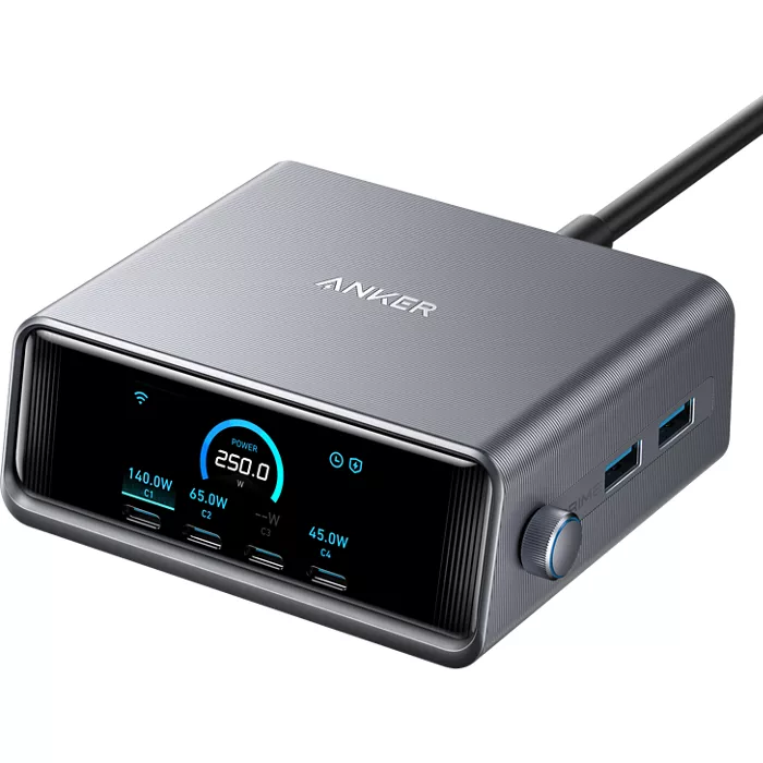Anker Prime 250W 6-Port GaN Desktop Charger