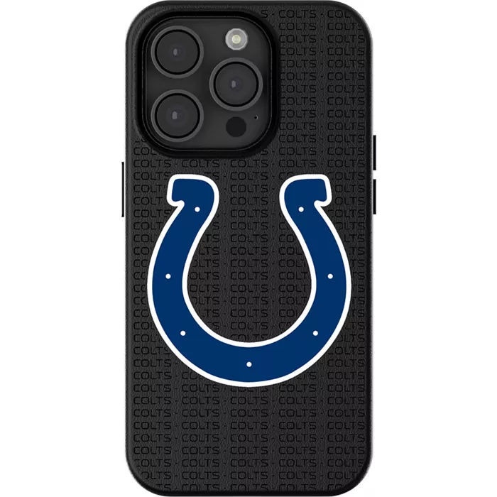 Keyscaper NFL Team Text Backdrop Case with MagSafe for iPhone 15 - Indianapolis Colts