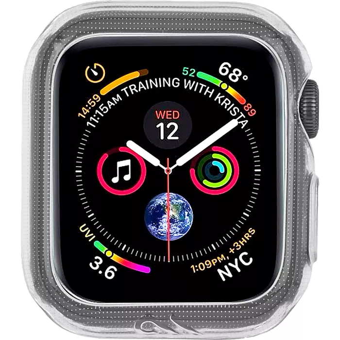 Case-Mate Clear Bumper for Apple Watch Series 3-6, 1st/2nd Gen SE 40mm