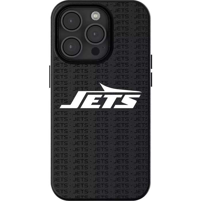 Keyscaper NFL Team Text Backdrop Case with MagSafe for iPhone 16 Pro Max - New York Jets