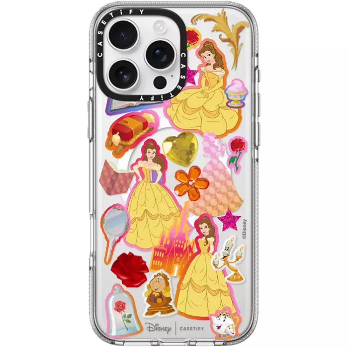 CASETiFY Clear Case with MagSafe for iPhone 16 Pro Max - Belle Stickermania