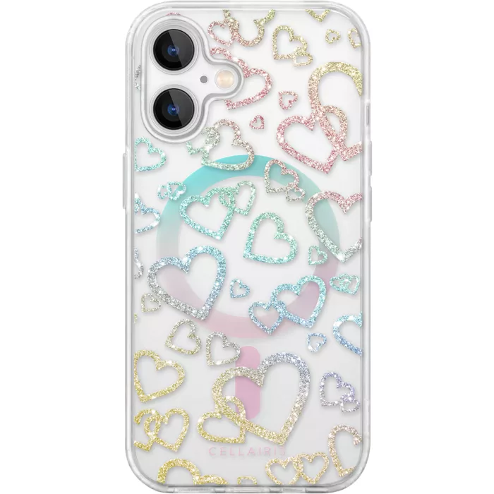 Cellairis Showcase with MagSafe for iPhone 16 - Heart to Heart