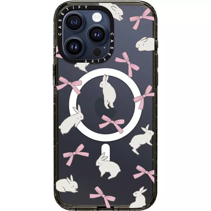 CASETiFY Impact Case with MagSafe for iPhone 15 Pro Max - Rabbit Ribbon