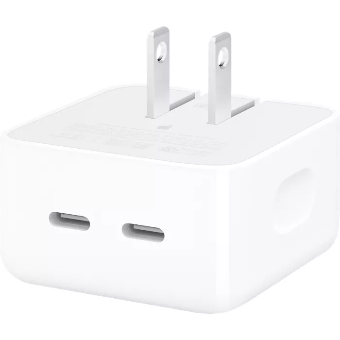 Apple 35W Dual USB-C Port Compact Power Adapter
