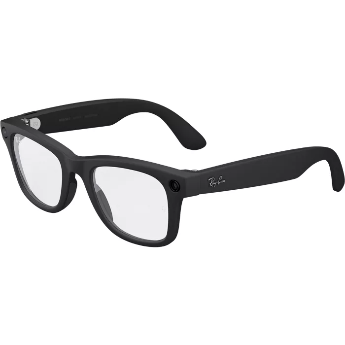 Ray-Ban Meta Wayfarer (Gen 2) – Matte Black/Clear lenses
