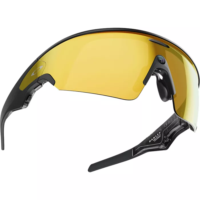 Oakley Meta Vanguard with Meta AI, Audio, Photo, Video Compatibility - Black/Prizm 24K