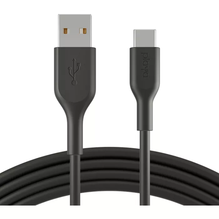 Belkin Playa USB-A to USB-C Cable, 6-inch - Black