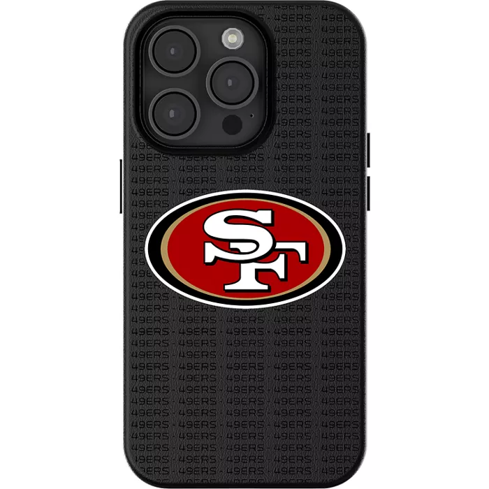 Keyscaper NFL Team Text Backdrop Case with MagSafe for iPhone 16 Pro Max - San Francisco 49ers
